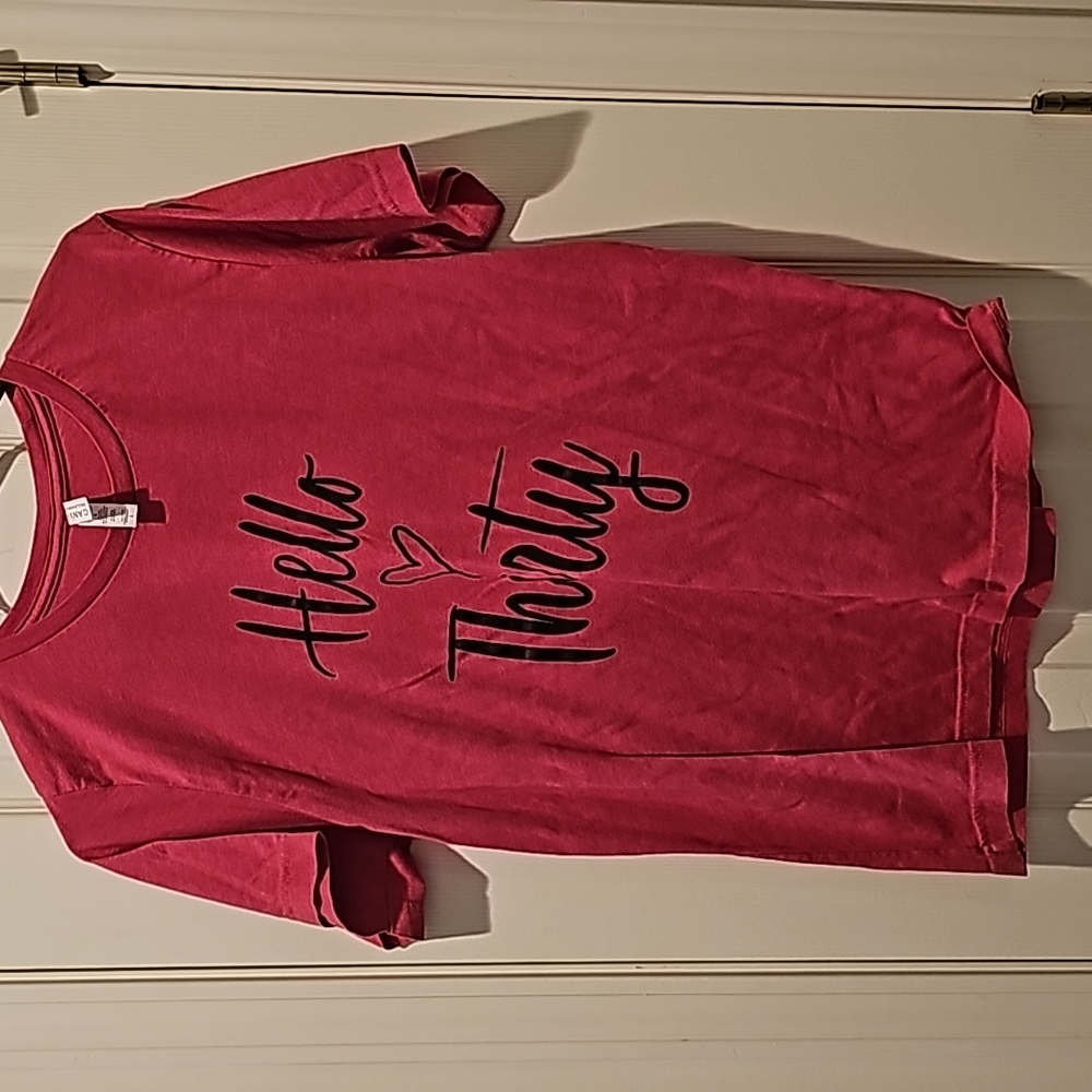 Women's 30th birthday shirt